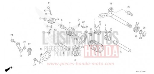 GEARSHIFT DRUM CRF150RBS de 2025